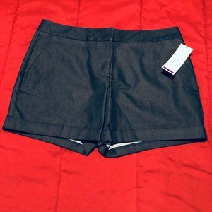 Dark Navy Blue Cuffed Contemporary Fit Shorts (NWT)